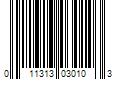 Barcode Image for UPC code 011313030103