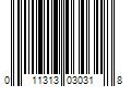 Barcode Image for UPC code 011313030318