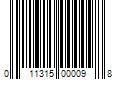 Barcode Image for UPC code 011315000098