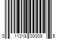 Barcode Image for UPC code 011318000095