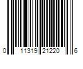 Barcode Image for UPC code 011319212206