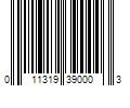 Barcode Image for UPC code 011319390003