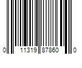 Barcode Image for UPC code 011319878600