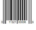 Barcode Image for UPC code 011321000068