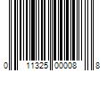 Barcode Image for UPC code 011325000088