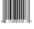 Barcode Image for UPC code 011326000087