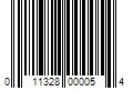 Barcode Image for UPC code 011328000054