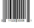 Barcode Image for UPC code 011328000061