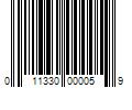 Barcode Image for UPC code 011330000059