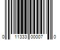 Barcode Image for UPC code 011333000070