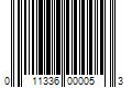 Barcode Image for UPC code 011336000053