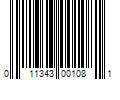 Barcode Image for UPC code 011343001081