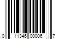 Barcode Image for UPC code 011346000067