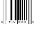 Barcode Image for UPC code 011350000039