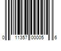 Barcode Image for UPC code 011357000056