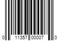 Barcode Image for UPC code 011357000070