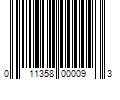 Barcode Image for UPC code 011358000093