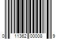 Barcode Image for UPC code 011362000089