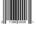 Barcode Image for UPC code 011366000061