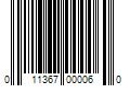 Barcode Image for UPC code 011367000060