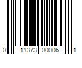 Barcode Image for UPC code 011373000061