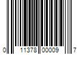 Barcode Image for UPC code 011378000097