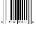 Barcode Image for UPC code 011380000016