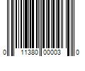 Barcode Image for UPC code 011380000030