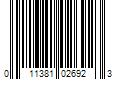 Barcode Image for UPC code 011381026923