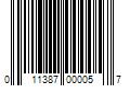 Barcode Image for UPC code 011387000057