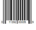 Barcode Image for UPC code 011392000059