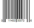 Barcode Image for UPC code 011400000736