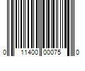 Barcode Image for UPC code 011400000750