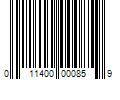 Barcode Image for UPC code 011400000859