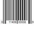 Barcode Image for UPC code 011409000089