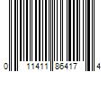 Barcode Image for UPC code 011411864174