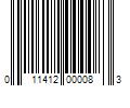 Barcode Image for UPC code 011412000083