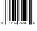 Barcode Image for UPC code 011413000068