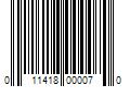 Barcode Image for UPC code 011418000070