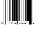 Barcode Image for UPC code 011422222222