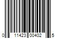 Barcode Image for UPC code 011423004025