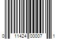 Barcode Image for UPC code 011424000071