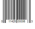 Barcode Image for UPC code 011425000063