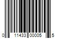 Barcode Image for UPC code 011433000055