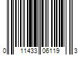 Barcode Image for UPC code 011433061193