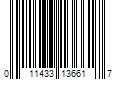 Barcode Image for UPC code 011433136617