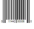 Barcode Image for UPC code 011442000060