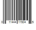 Barcode Image for UPC code 011444115045