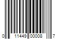 Barcode Image for UPC code 011449000087