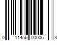 Barcode Image for UPC code 011456000063